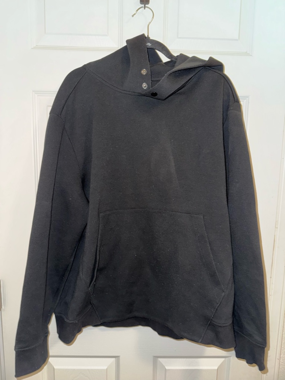 Banana Republic Black Hooded Sweatshirt